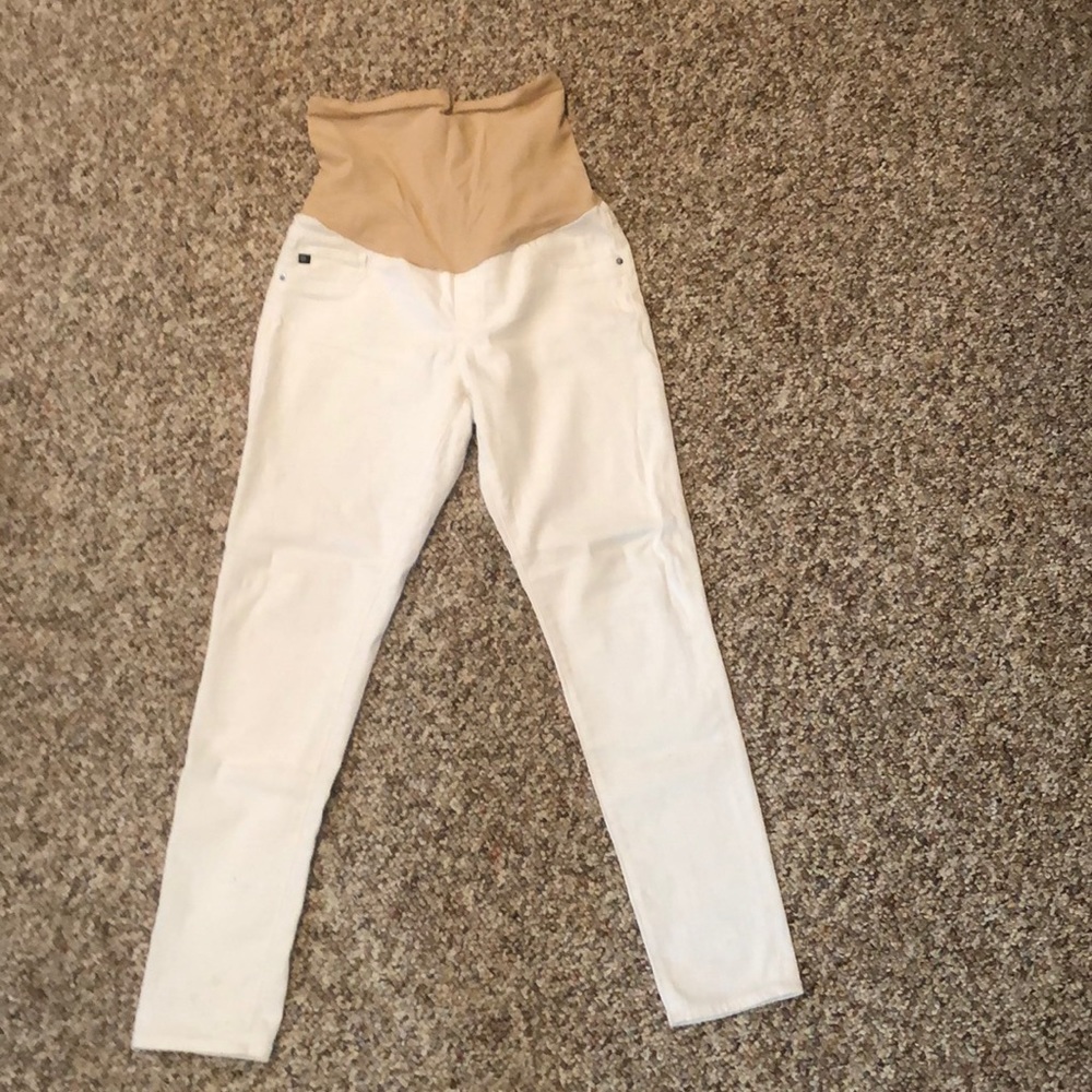 AG Adriano Goldschmied Maternity White Jean Sz 29